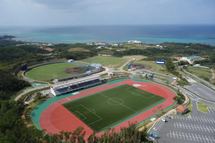 スポーツ施設 赤間総合運動公園サッカー場 スポーツコミッション沖縄