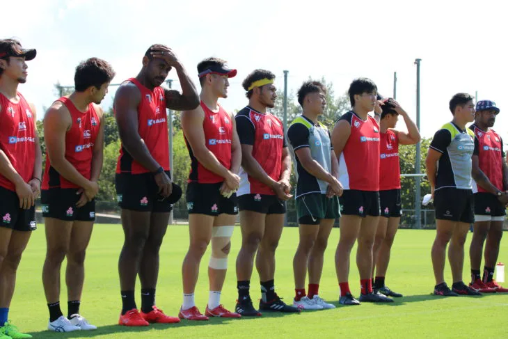 ラグビー】7人制ラグビー男子日本代表読谷村合宿 歓迎セレモニー