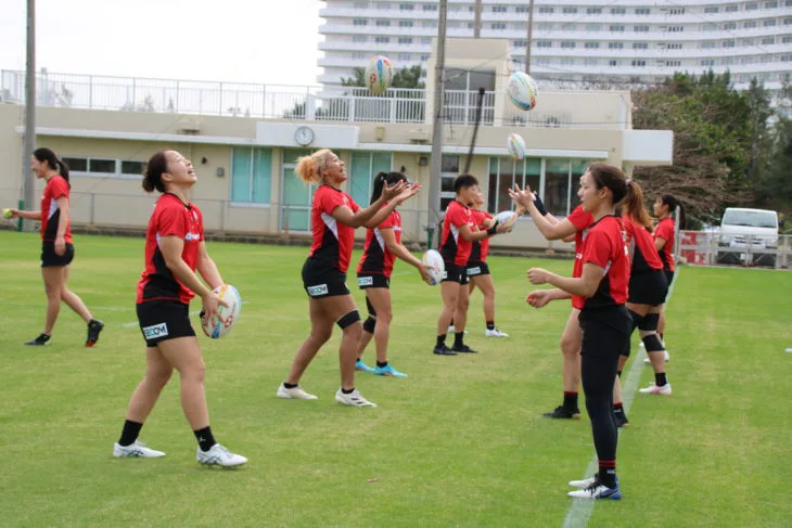 ラグビー】女子7人制ラグビー日本代表候補 沖縄合宿in読谷村
